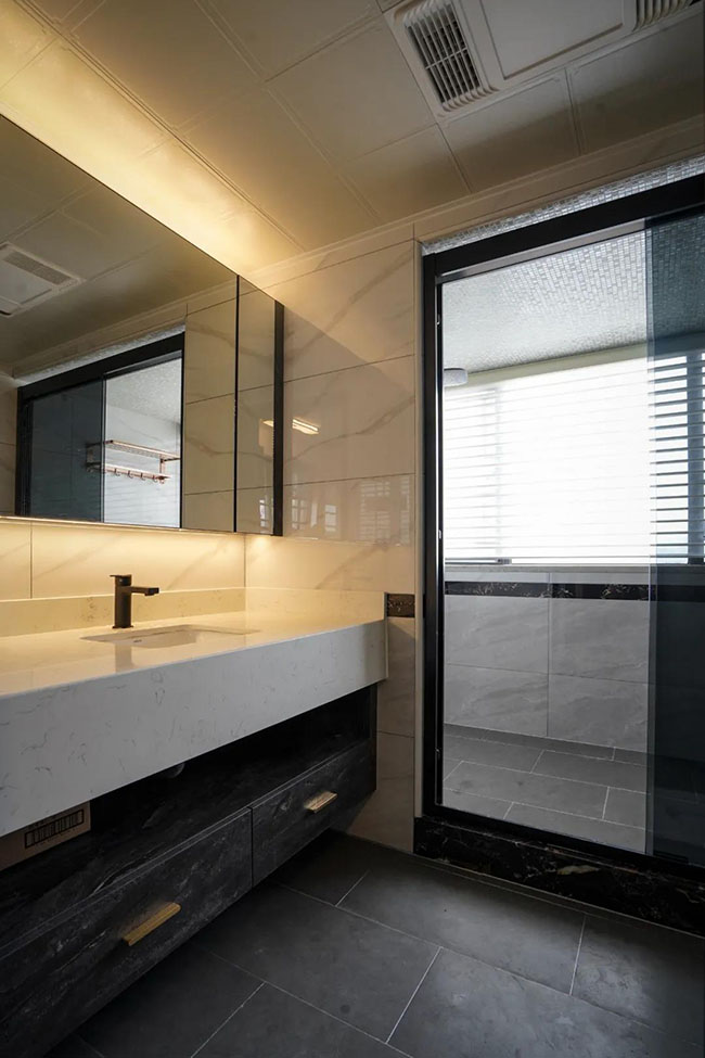 152㎡新中式四居室，古典與現(xiàn)代相互碰撞，感受高貴與典雅生活氣息